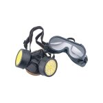 Masque respiratoire filtrant anti - chimique masque  gaz anti - pollution nocives vapeur, masque cartouche ...
