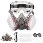 Masque respiratoire demi - figue 6200 réutilisable, protection respiratoire avec lunettes de sécurité ... Masque respiratoire demi - figue 6200 réutilisable, protection respiratoire avec lunettes de sécurité ...