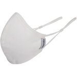 Masque r�utilisable tissu antimicrobien 2 �paisseurs portwest boite de 25) blanc unique