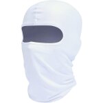 Masque de ski cagoule, protection uv, écharpe moto, écharpe d'été, blanc pour homme et femme Masque de ski cagoule, protection uv, écharpe moto, écharpe d'été, blanc pour homme et femme