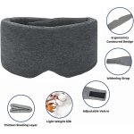Masque de sommeil masque de sommeil occultant fait  la main cache yeux rglable pour homme femme pour ...