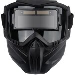 Masque de soudage automatique professionnel mont� sur la t�te, filtre de lumi�re, �blouissement, �quipement ...