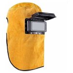 Masque de soudage confortable en cuir, masque de travail de capuchon de casque de soudage durable résistant ... Masque de soudage confortable en cuir, masque de travail de capuchon de casque de soudage durable résistant ...