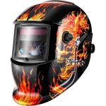 Masque de soudage cr�ne � mise au point variable sombre avec filtre lcd � assombrissement automatique ...
