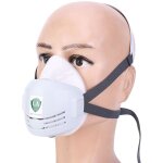 Masque de soudure protection respiratoire anti - poussi�re soudeur filtre menuiserie pulv�risation demi ...