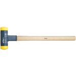 Wiha - massette  embout plastique sans rebond avec manche en hickory, embout de massette rond 70, 430 ...