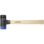 Massette safety avec embouts ronds souples et mi - souples avec manche en hickory, embout de massette ...