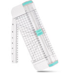Massicot a5, coupeur de papier avec syst�me de s�curit� coupeur guillotine portable pour couper les coupons, ...