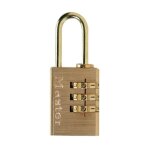 Cadenas 3 chif. alu laitonn� 20mm bl - master lock