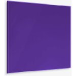 Master of boards - tableau magn�tique en verre violet 45 x 50 cm