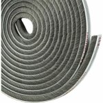 Mastic adh�sif � brosse pour portes coulissantes, isolant thermique et anti - poussi�re, longueur 4, ...