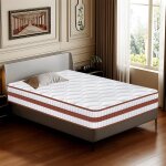 Matelas 90x190 �paisseur 26 cm certifi� oeko - tex, moyenne ferme h3 matelas 1 personne hybride � ressorts ...