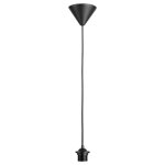 Mathias luminaires - mathias - suspension classique noir, compatible culot e27, 60w - scen