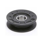 Poulie composite  64 mm  gorge en v, vip2500 - 2. 740, larg 19 mm