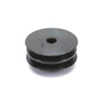 Poulie double pour bobcat / ramsomes gorge en v. n° 38183. ø 87 mm. largeur 46 mm Poulie double pour bobcat / ramsomes gorge en v. n° 38183. ø 87 mm. largeur 46 mm