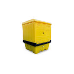 Matisère - abri de rétention pour bac ibc - charge max 2500kg - hc1 - ye - ye Matisère - abri de rétention pour bac ibc - charge max 2500kg - hc1 - ye - ye