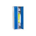 Matisère - armoire vestiaire industriel - 2 portes - dimensions 600x500x1800mm - w030130002 Matisère - armoire vestiaire industriel - 2 portes - dimensions 600x500x1800mm - w030130002
