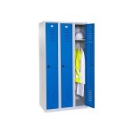 Matisère - armoire vestiaire industriel - 3 portes - dimensions 900x500x1800mm - w030130003 Matisère - armoire vestiaire industriel - 3 portes - dimensions 900x500x1800mm - w030130003
