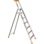 Matis�re - centaure - escabeau aluminium professionnel 6 marches hauteur d'acc�s maxi 3, 35 m - pro 54 ...