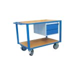 Matisre - chariot tabli 2 tiroirs - charge max 500kg - 880009548