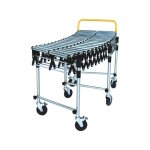 Matisre - convoyeur rouleaux acier - longueur 1700 / 4350 mm - largeur 500 mm - fwb - 38 - 50x4