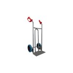Diable - manutention - diable acier charge 250kg - roues caout. élast. bleu non tachant silencieux - ... Diable - manutention - diable acier charge 250kg - roues caout. élast. bleu non tachant silencieux - ...