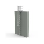 Matis�re - echelle � crinoline palier de sortie 1. 00m - h. � franchir 2. 70 � 3. 10m - cs31 - cpsh - ...