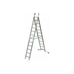 Facal - echelle transformable 2 plans 9 + 10 barreaux - longueur max. 5. 10m - sol plat ou irr�gulier ...