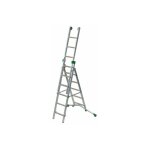 Matis�re - echelle transformable 3 plans 5 + 6 + 6 barreaux - longueur max. 4. 20m - sol plat ou irr�gulier ...