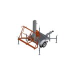 Matis�re - monte charge sur remorque - l�ve charge pliant - charge max 200kg - treuil de levage �lectrique ...