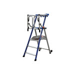Matis�re - escabeau pirl - garde - corps articul� - hauteur max de travail 2, 95m - pirlf4 - u