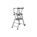Matis�re - escabeau pirl - garde - corps articul� - hauteur max de travail 3, 45m - pirlf6 - p