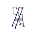 Matisre - escabeau de rayonnage 2 marches - hauteur de travail max. 2. 50m - 614912