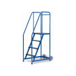 Escabeau 4 marches pour rayonnage - hauteur de travail max. 3. 02m - eslg04
