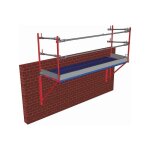 Matisre - kit console 9m avec garde - corps frontal et latral - tube rond - kitcf1000epx9m / gcl