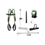 Kit harnais avec barre ancrage et antichute - longueur 10. 00m - fa1010500a / ancrage