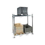 Matisère - manurack 3 niveaux - 2 palettes par niveau - charge max 2000kg / niveau - rackbase2 - 3 Matisère - manurack 3 niveaux - 2 palettes par niveau - charge max 2000kg / niveau - rackbase2 - 3
