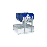 Matisère - palette de rétention acier avec support fût - capacité 440 litres - mct2a - c / s Matisère - palette de rétention acier avec support fût - capacité 440 litres - mct2a - c / s