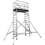 Matis�re - petit �chafaudage roulant 1 plateau - hauteur maximale de travail 2. 84m - eurxhd - 0gt
