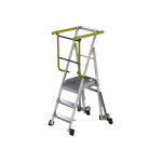 Matisre - escabeau roues escamotables 5 marches - hauteur max. de travail 3. 25m - pam5 - ps / r