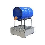 Support de soutirage pour f�ts m�tal ou plastique - 2 f�ts 60 � 220 litres - 840007780