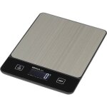 Maul maullibra p�se - lettre 1657090 plage de pes�e (max. ) 5000 g lisibilit� 1 g � pile(s) noir, argent ...