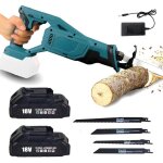 Mawiron - scie sabre, scie  sabre sans fil, scie alternative, lames 4x, pour le plastique en bois et ...
