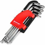 Clé allen jeu de 9 clé torx percée coudée etoile clé allen manche long de torsion etoile inviolable avec ... Clé allen jeu de 9 clé torx percée coudée etoile clé allen manche long de torsion etoile inviolable avec ...