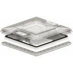 Lanterneau vent 50 fiamma coloris - capot cristal Lanterneau vent 50 fiamma coloris - capot cristal