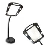 Fishtec - grande loupe de bureau à poser 100cm 12 led grossissement 5x Fishtec - grande loupe de bureau à poser 100cm 12 led grossissement 5x