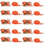 Maxpeedingrods - 10 x 5000kg 50mm x 8m heavy duty ratchet strap tie down 5t sangles rochet