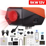 Maxpeedingrods - chauffage diesel air heater 2kw - 5kw 12v avec kit voiture camion app bluetooth