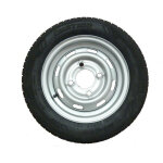 Maxter - roue remorque 155 / 70x13 - 4tr130 - jante positive 20 mm