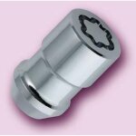 Mcgard - 4 ecrous antivol chrome 14x15 plat 42. 6mm douille 22mm - 21157su